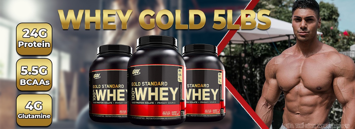 Whey Gold Standard 2lbs là sản phẩm Whey Protein tăng cơ truyền thống size nhỏ của hãng ON. Whey Gold Standard 2lbs nhập khẩu chính hãng, giá rẻ tại Hà Nội TpHCM