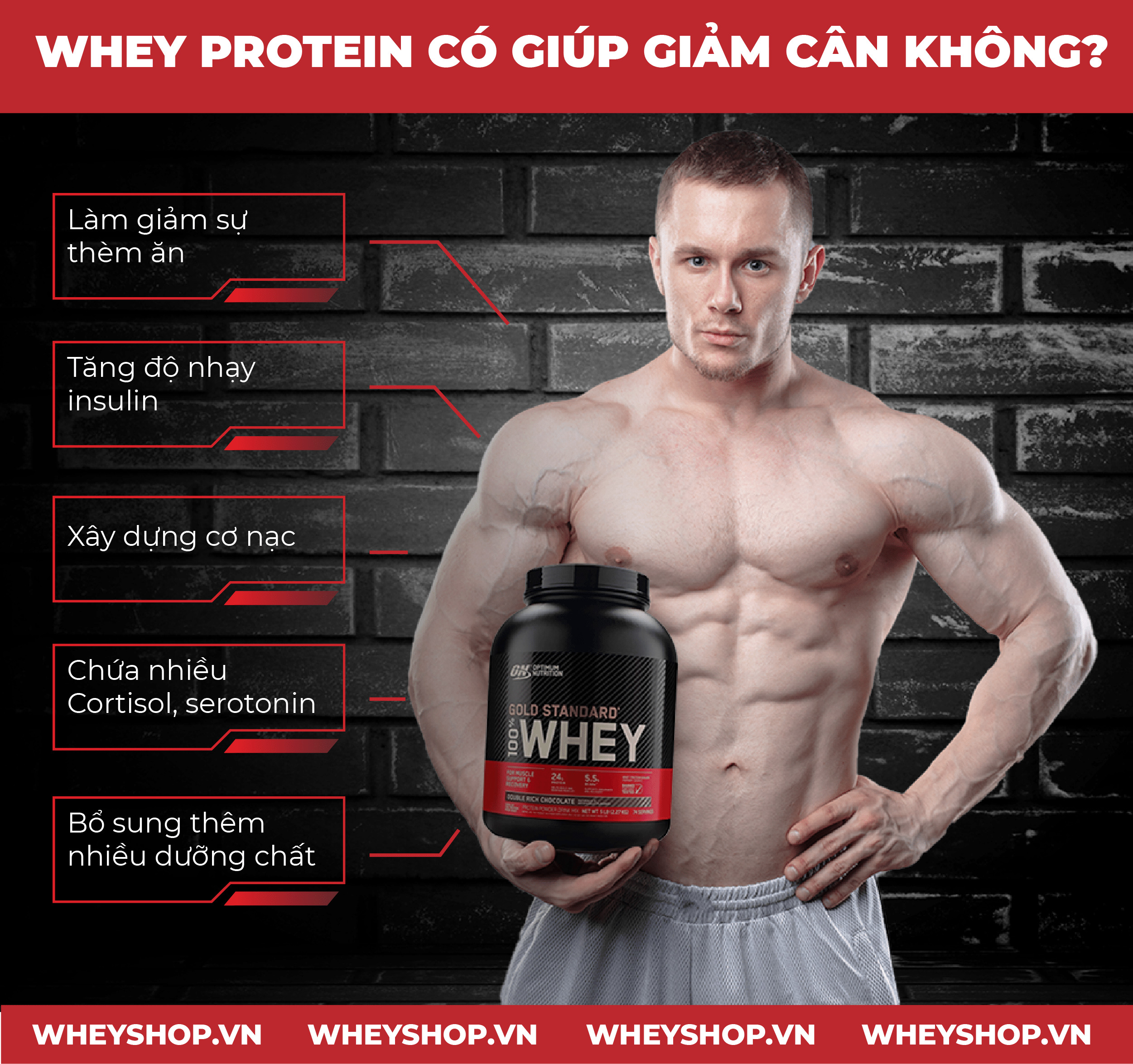 Nếu bạn đang băn khoăn uống Whey Protein có giúp giảm cân không thì hãy cùng WheyShop tham khảo chi tiết bài viết để tìm câu trả lời ngay nhé...
