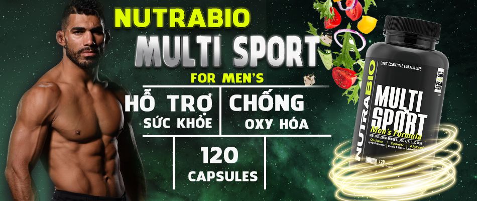 Tìm hiểu về NutraBio MultiSport 120 viên : Sản phẩm bổ sung 33 nguồn vitamin, khoáng chất và chất chống oxy hóa tốt nhất cho nam giới