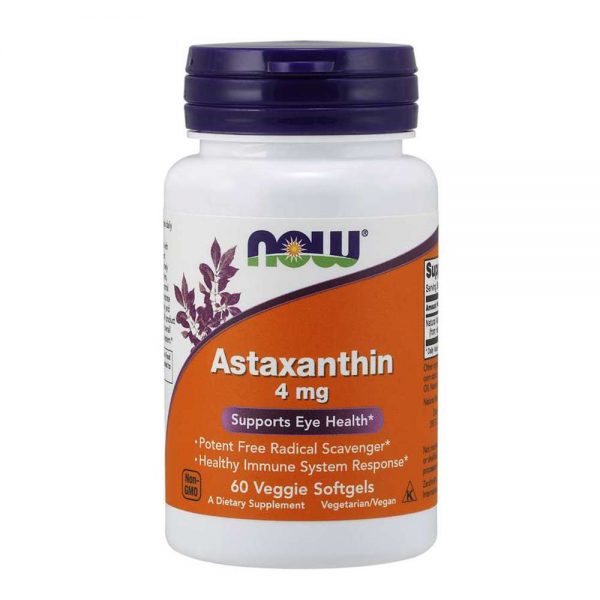 Now Astaxanthin 4mg 60mg được đánh giá cao đối với người tập gym . Now Astaxanthin được nhập khẩu chính hãng bán tại hệ thống sữa thể hình wheyshop.vn