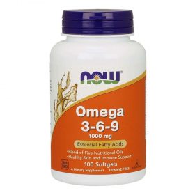 Now Omega 3-6-9 cung cấp chất béo từ hạt lanh hỗ trợ sức khỏe tim mạch, chống viêm, giảm đau, giảm mỡ thừa. Now Omega 3-6-9 nhập khẩu chính hãng, cam kết chất lượng, giá rẻ nhất tại Hà Nội & Tp.HCM.