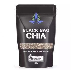 Hạt Chia Black Bag 500g nhập khẩu chính hãng từ ÚC hỗ trợ ăn kiêng, giảm cân hiệu quả với các thành phần như Omega 3, chất xơ , Vitamin B1,B3 . Hạt Chia Black Bag 500g nhập khẩu chính hãng, cam kết chất lượng, giá rẻ nhất tại Hà Nội & Tp.HCM.