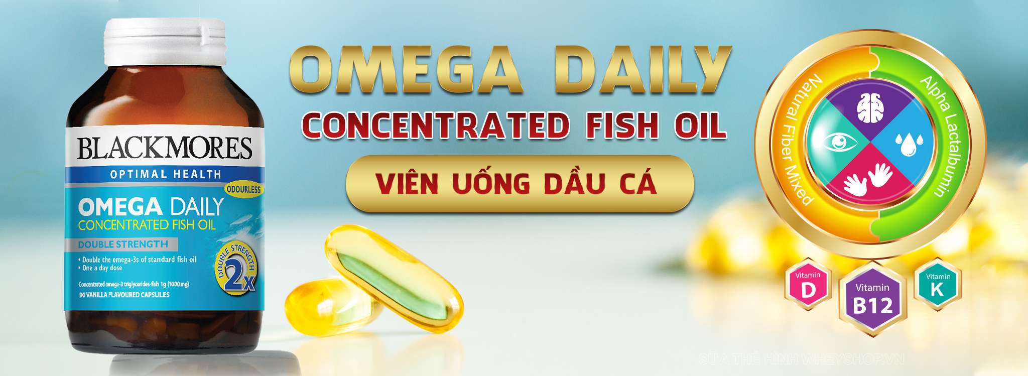 Blackmores Omega-3 Daily Concentrated Fish Oil gai re ha noi tphcm