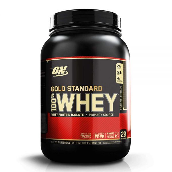 Whey Gold Standard 2lbs là sản phẩm Whey Protein tăng cơ truyền thống size nhỏ của hãng ON. Whey Gold Standard 2lbs nhập khẩu chính hãng, giá rẻ tại Hà Nội TpHCM