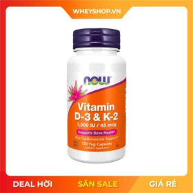 now vitamin d3 k2 1 000iu 45mcg 120 vien 1