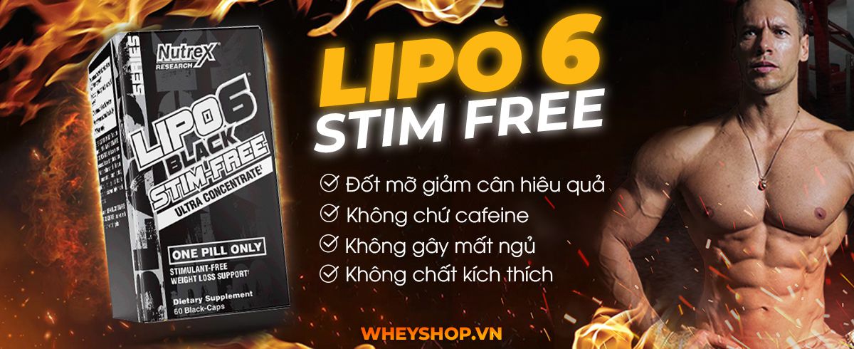 Lipo 6 Stim Free là sản phẩm hỗ trợ giảm cân hoàn toàn không có caffeine,thành phần tự nhiên 100%. Sản phẩm nhập khẩu chính hãng, cam kết giá rẻ, tốt nhất tại Hà Nội TpHCM
