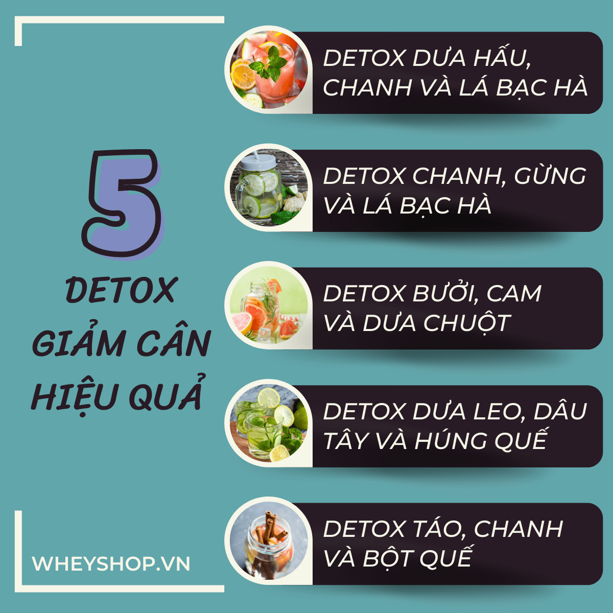 Hiện nay, chủ đề detox giảm cân bằng nước trái cây vẫn là chủ đề nóng trên các hội nhóm, các diễn đàn của chị em phụ nữ. Nước detox giúp cơ thể thải độc,...
