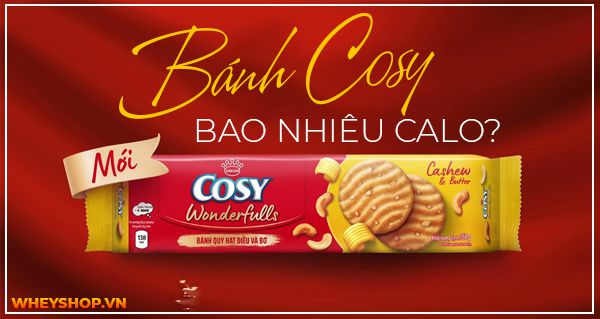 Nếu bạn đang băn khoăn bánh Cosy bao nhiêu calo và ăn bánh Cosy có béo không thì hãy cùng WheyShop giải đáp thắc mắc qua bài viết...