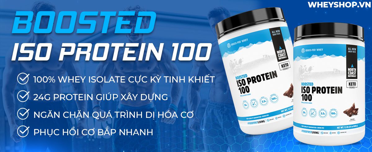 Boosted Iso Protein là sản phẩm phát triển cơ bắp cung cấp 100% Whey Protein Isolate cùng 1 tỷ lợi khuẩn và enzyme hỗ trợ tiêu hoá. Boosted Iso Protein nhập...