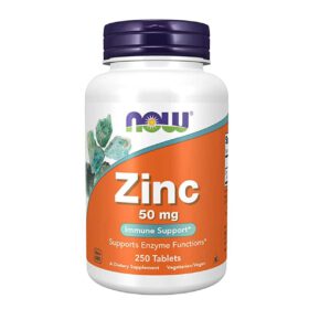 Now Zinc 50mg (250 viên) là sản phẩm giúp cơ thể bổ sung lượng kẽm cần thiết, để cơ thể hoạt động bình thường. Kẽm là một khoáng chất vi lượng cần thiết cho...