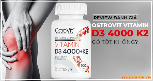 Nếu bạn đang băn khoăn tìm hiểu đánh giá Ostrovit Vitamin D3 4000 K2 có tốt không thì hãy cùng WheyShop tham khảo giải đáp chi tiết qua bài viết dưới đây về...