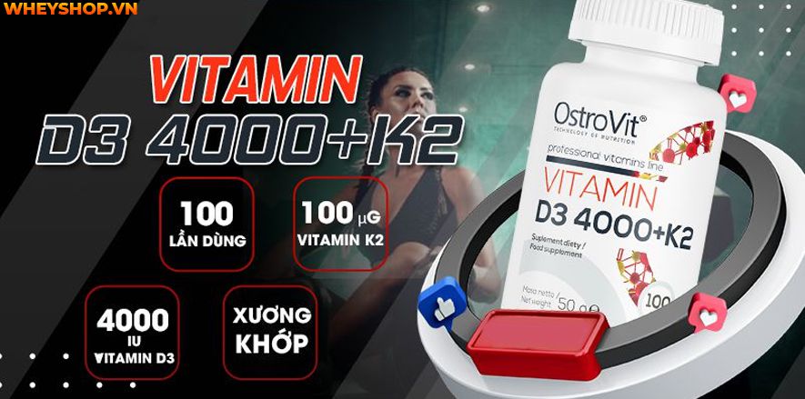 Nếu bạn đang băn khoăn tìm hiểu đánh giá Ostrovit Vitamin D3 4000 K2 có tốt không thì hãy cùng WheyShop tham khảo giải đáp chi tiết qua bài viết dưới đây về...