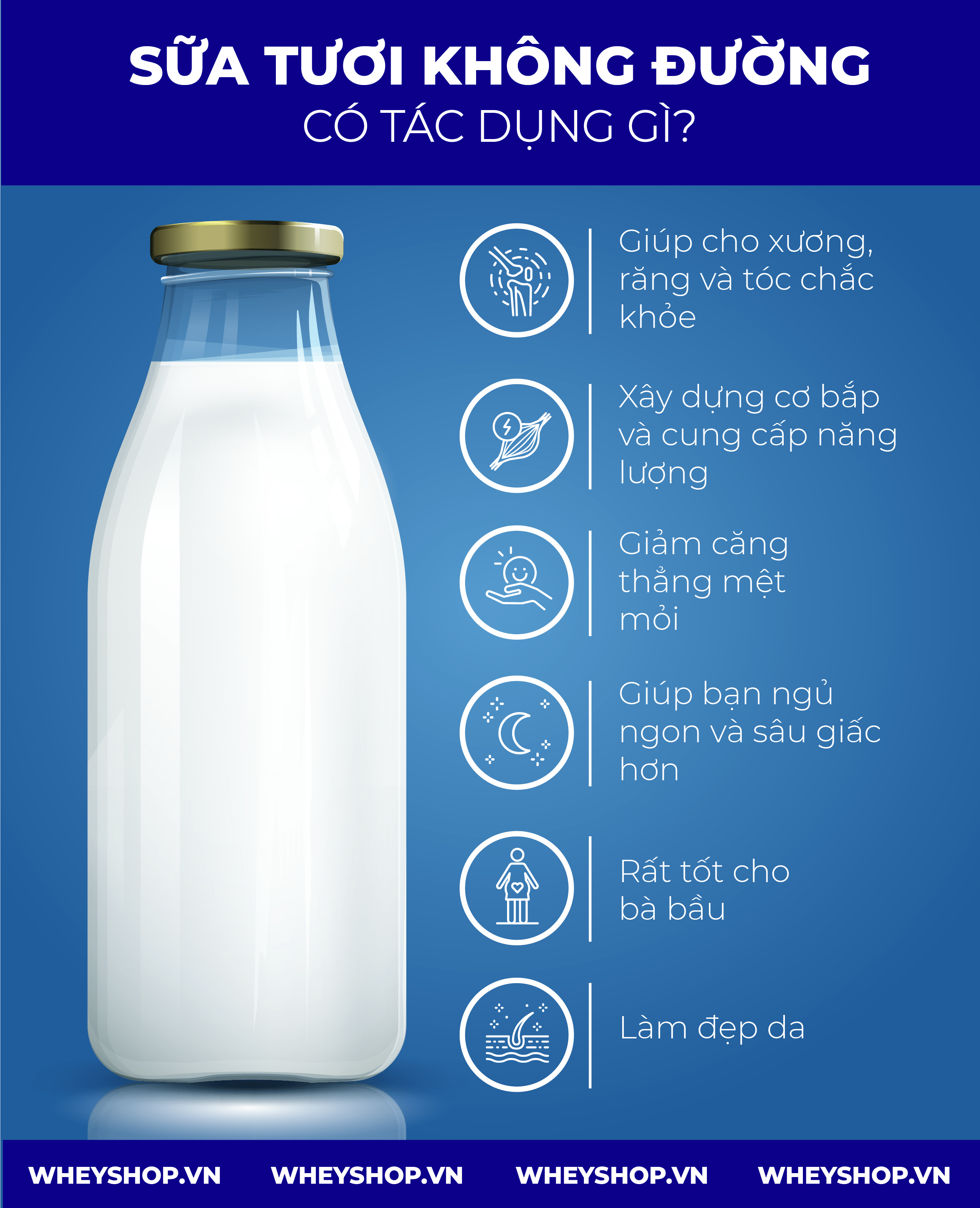 Nếu bạn đang băn khoăn sữa tươi không đường bao nhiêu calo thì hãy cùng WheyShop tìm hiểu chi tiết các loại sữa tươi không đường qua bài viết...